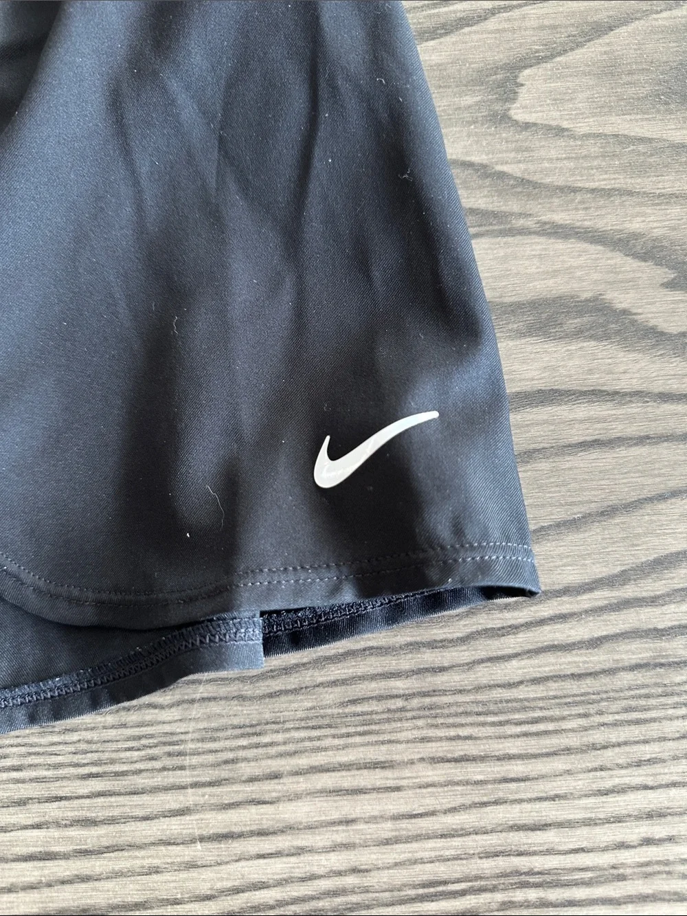 Nike Black Women's Circle Skater Golf/Tennis/Swim Skort with White Swoosh